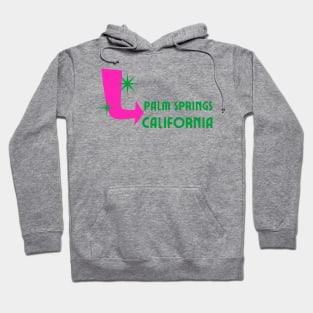 Palm Springs California Retro Vintage Hoodie